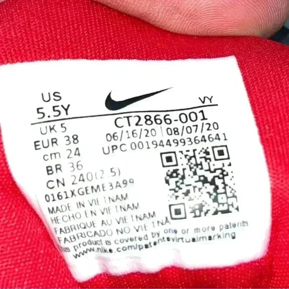 Nike Future Court Youth 5.5 C-T2866-001 super condition - Picture 3 of 12